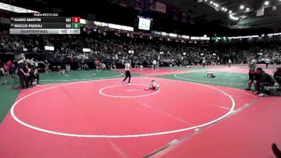 40 lbs Quarterfinal - Kairo Martin, OHCA vs Rocco Pizzuli, ROGA