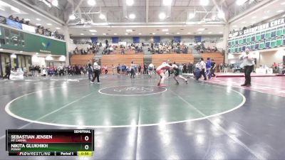157 lbs Semifinal - Nikita Glukhikh, Poway vs Sebastian Jensen, Mt Carmel