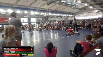 110 lbs Semis & 1st Wb (8 Team) - Kailee Miller, Mayhem WC vs Jaleesa Whaley, Storm Center