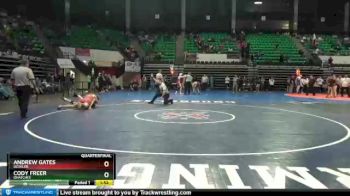 182 lbs Quarterfinal - ANDREW GATES, Deshler vs Cody Freer, Ohatchee