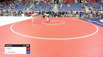 132 lbs Rnd Of 64 - Ryan Rider, IA vs Seth Mendoza, IL