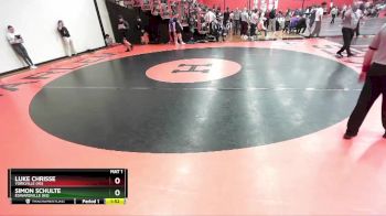 190 lbs Cons. Round 4 - Luke Chrisse, YORKVILLE (HS) vs Simon Schulte, EDWARDVILLE (HS)