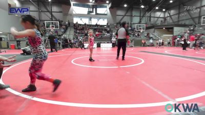 60-66 lbs Rr Rnd 1 - Madilynn Filby, Collinsville Cardinal Youth Wrestling vs Peyton Turner, Owasso Takedown Club