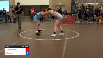 72 kg Consolation - Joye Levendusky, Team New York vs Alexis Gomez, Team Illinois