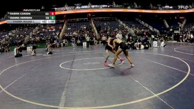 120 lbs Champ. Round 1 - Dashia Canada, Salisbury vs Gianna Herrera, T.c. Roberson 