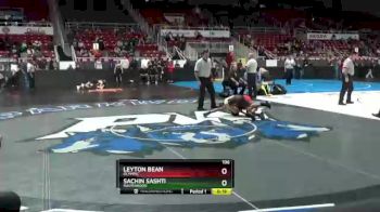 106 lbs Cons. Round 5 - Leyton Bean, Olympic vs Sachin Sashti, Ravenwood