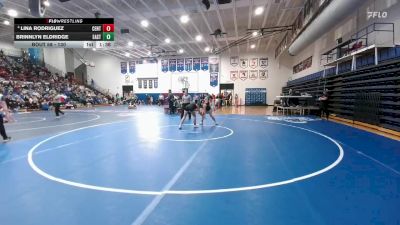 130 lbs Champ. Round 2 - Brinnlyn Eldridge, Cheyenne East vs Lina Rodriguez, Central