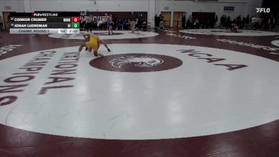 141 lbs Champ. Round 2 - Jonah Luensman, Upper Iowa vs Connor Crumer, Minnesota State Mankato