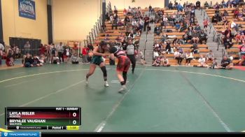 160 lbs Round 1 - Brynlee Vaughan, Wautoma vs Layla Risler, Mondovi