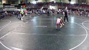 73 lbs Cons. Round 2 - Dariya Hoegemeyer, Wrestling With Character vs Karsyn English, Randolph