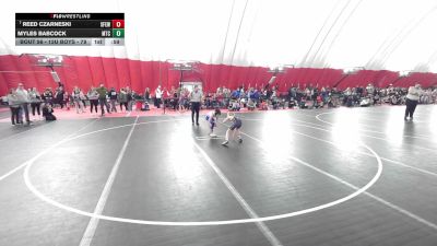 12U Boys - 78 lbs Champ. Round 2 - Reed Czarneski, X-Factor Elite Wrestling vs Myles Babcock, Maverick Training Center