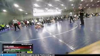 145 lbs 3rd Place Match - Johnny Armstrong, Bruin Wrestling Club vs Tyler Jones, Team Idaho Wrestling Club