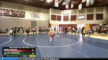 50-54 lbs Quarterfinal - Rilynn Anderson, JWC vs Indee Parsons, Bear River Jr High Wrestling C