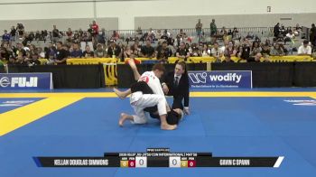 Gavin C Spann vs Kellan Douglas Simmons 2026 IBJJF Jiu-Jitsu CON International