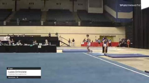 Lucas Cirlincione - Floor, Hotshots Gymnastics Inc. - 2021 USA Gymnastics Development Program National Championships