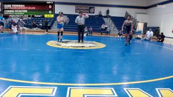 141 lbs 3rd Place Match - Corbin McIntier, Northeast Oklahoma vs Gabe Ferreira, Iowa Western Community College