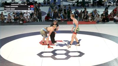 285 lbs Quarters - Cael Leisgang, Wisconsin vs Kade West, Washington