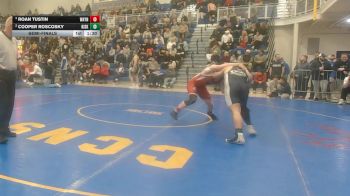 215 lbs Semifinal - Roan Tustin, Waynesburg vs Cooper Roscosky, Kiski Area