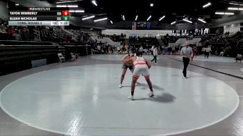 285 lbs Cons. Round 3 - Elijah Nicholas, Central Baptist vs Tayon Wimberly, Unattached