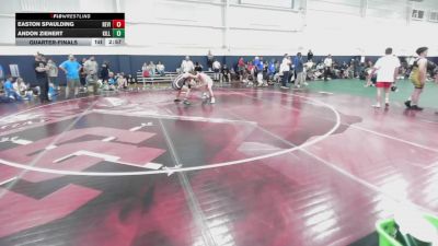 160 lbs Quarterfinal - Easton Spaulding, Revival Black-MS vs Andon Zienert, Killer Elite 2-MS
