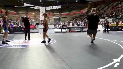 Semis - Bradley Flores, North Coast Grapplers vs Jacob Veleta, Driller Wrestling Club