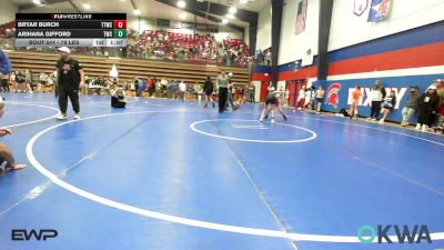 78 lbs Rr Rnd 3 - Bryar Burch, Team Tulsa Wrestling Club vs Arihana Gifford, Tahlequah Wrestling Club