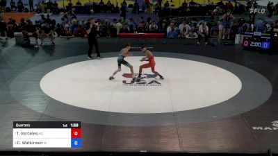 94 lbs Quarters - Tyler Verceles, MD vs Chase Watkinson, IA