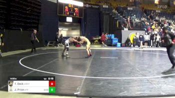 149 lbs Consi Of 4 - Thomas Deck, Army vs Jeremiah Price, Appalachian State