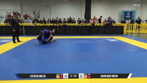 Gavin Nhat Nguyen vs Leo Kalik Miller 2026 Pan IBJJF Jiu-Jitsu No-Gi Championship