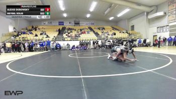 140 lbs Quarterfinal - Alexis Dubowsky, Bentonville Girls vs Heysel Solis, Rogers High School Girls