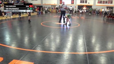 69 lbs Champ. Round 1 - Jed Wulfekuhle, DC Elite vs Kai Carlson, Belle Plaine Gold Medal