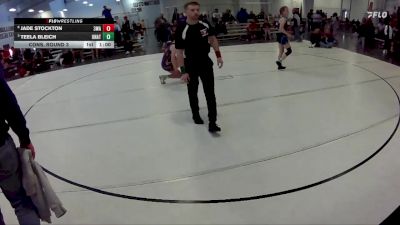 117 lbs Cons. Round 3 - Jade Stockton, 308 Wrestling Academy vs Teela Bleich, Battle Creek
