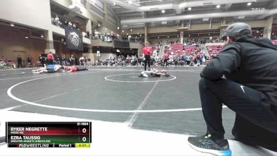 52 lbs Cons. Round 5 - Ryker Negrette, Maize WC vs Ezra Taussig, Greater Heights Wrestling