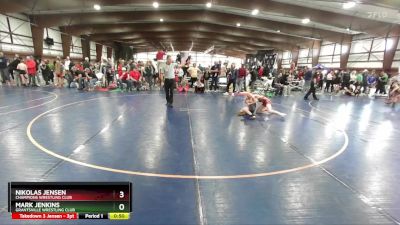 95 lbs Cons. Round 2 - Mark Jenkins, Grantsville Wrestling Club vs Nikolas Jensen, Champions Wrestling Club