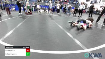 70 lbs Semifinal - Brody Cooper, Elgin Wrestling vs Sam Burrows, Noble Takedown Club