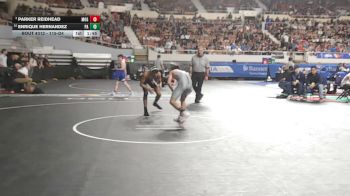 115-D4 Semifinal - PARKER REIDHEAD, Mogollon High School vs Enrique Hernandez, Parker High School