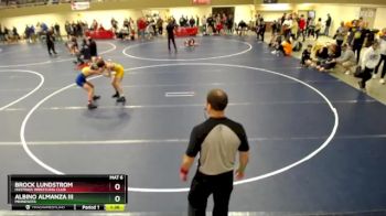 110 lbs Cons. Round 4 - Brock Lundstrom, Hastings Wrestling Club vs Albino Almanza Iii, Minnesota