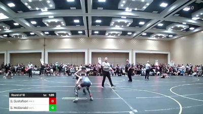 78 lbs Round Of 16 - Gabriel Gustafson, NM Outlawz vs Greyson McDonald, Naples Bears WC