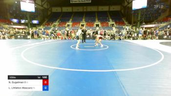 126 lbs Cons 16 #2 - Nathan Gugelman II, Idaho vs Lukas Littleton Mascaro, Pennsylvania