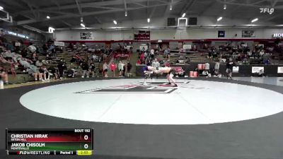 165 lbs Champ. Round 2 - Christian Hirak, Seton Hill vs Jakob Chisolm, Montevallo