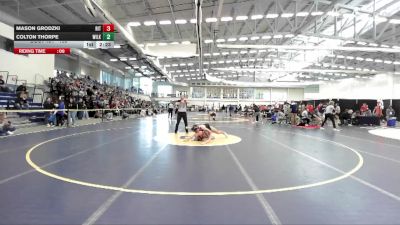 165 lbs Cons. Round 3 - Colton Thorpe, Wilkes vs Mason Grodzki, Rit