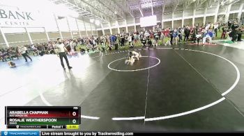 120 lbs Round 2 - Arabella Chapman, Mat Demon WC vs Rosalie Weatherspoon, Idaho