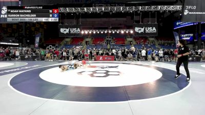 106 lbs Cons. Rd Of 32 - Noah Watkins, TN vs Karson Bachelder, IN