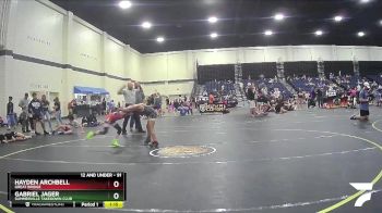 91 lbs Round 5 - Hayden Archbell, Great Bridge vs Gabriel Jager, Summerville Takedown Club