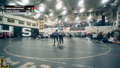 126 lbs Cons. Round 1 - Anton Goncharenko, Lafayette Wildwood vs Jordan Thigpen, Collinsville
