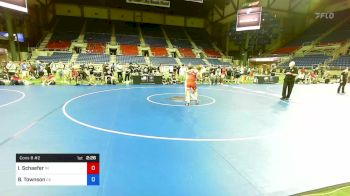 126 lbs Cons 8 #2 - Isaiah Schaefer, Indiana vs Billy Townson, California