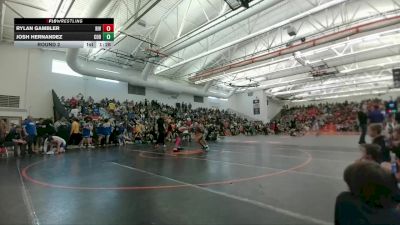 120 lbs Round 2 - Rylan Gambler, Riverton Middle School vs Josh Hernandez, Cody Middle School