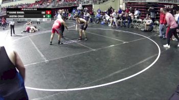 140 lbs Champ. Round 2 - Justin Cruz, Ironman Wrestling vs Kaine Engel, CWO