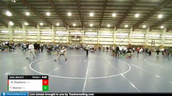 112 lbs Cons. Round 2 - Blu Stephens, Sanderson Wrestling Academy vs Tate Mosher, Ridgeline Wrestling