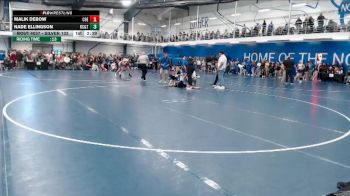 Silver 133 lbs Champ. Round 1 - Malik DeBow, Coe vs Nade Ellingson, Rochester Community & Tech. College